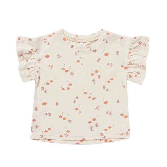 RYLEE + CRU SHOULDER TIE BUBBLE ANGEL FISH